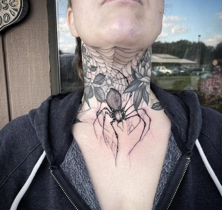 Top Throat Female Neck Tattoo In Cdgdbentre